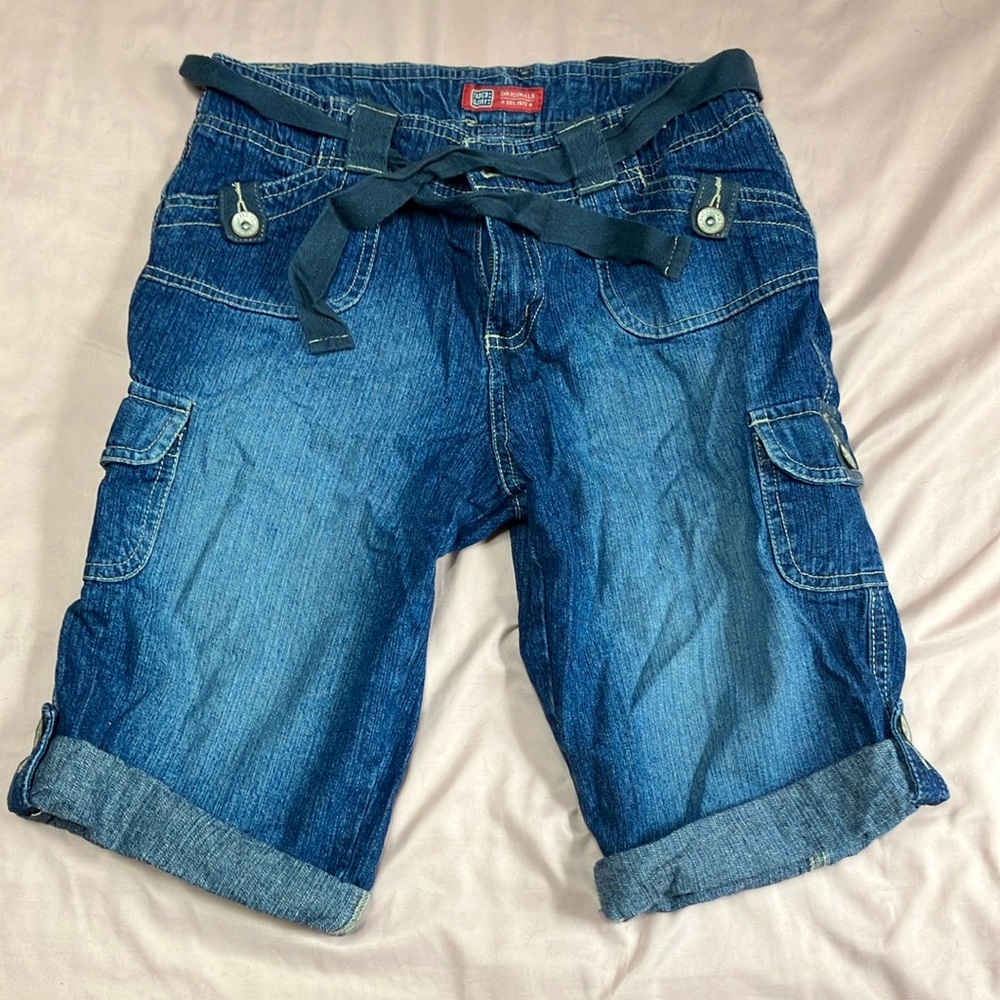 Faded Glory Blue Denim Shorts